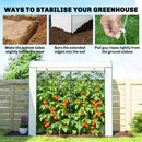 Outsunny Mini Greenhouse, Portable Indoor Outdoor Green House with PE Cover