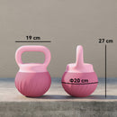 SPORTNOW Soft Kettlebell, 8kg Kettle Bell with Anti-Slip Grip for Home Gym