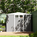 Outsunny 8 x 4 ft Garden Storage Shed, Outdoor Metal Shed
