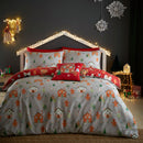 Bedlam Gingerbread House Duvet Cover Set in Grey