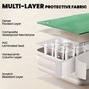 Outsunny Inflatable Mattress Air Bed With Built-in Pump, Dark Green