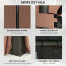 Outsunny 3 X 3.7m Aluminium Hardtop Gazebo Canopy 2 Tier Roof