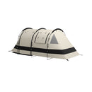 Outsunny Blackout Camping Tent with Bedroom & Living Room for 4-5 Person, Khaki
