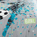 Bedlam Goal Duvet Cover Set in Grey