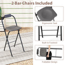 Grill Gazebo with Awning 3-Piece Outdoor BBQ Canopy-Grey