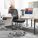 HOMCOM Mesh Draughtsman Chair, Ergonomic Drafting Chair