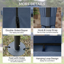 Outsunny 3 x 3(m) Patio Gazebo Garden Shelter w/ Mosquito Netting, Dark Blue