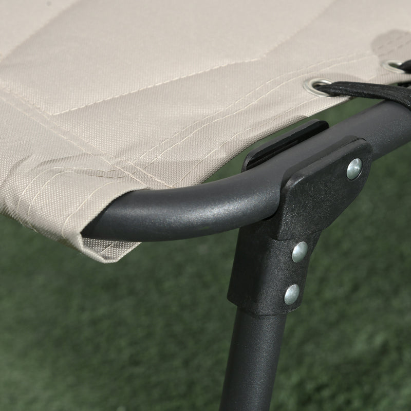 Outsunny Foldable Sun Lounger w/ Padded Seat (Choice of Single or Set)