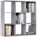 HOMCOM 9 Cube Storage Unit Cabinet Bookcase Display Shelves