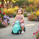 AIYAPLAY 3(m) 4 Pieces Up and Down Kids Rollercoaster, for 2-5 Years, Orange