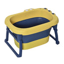 HOMCOM Baby Bath Tub - Yellow & Blue