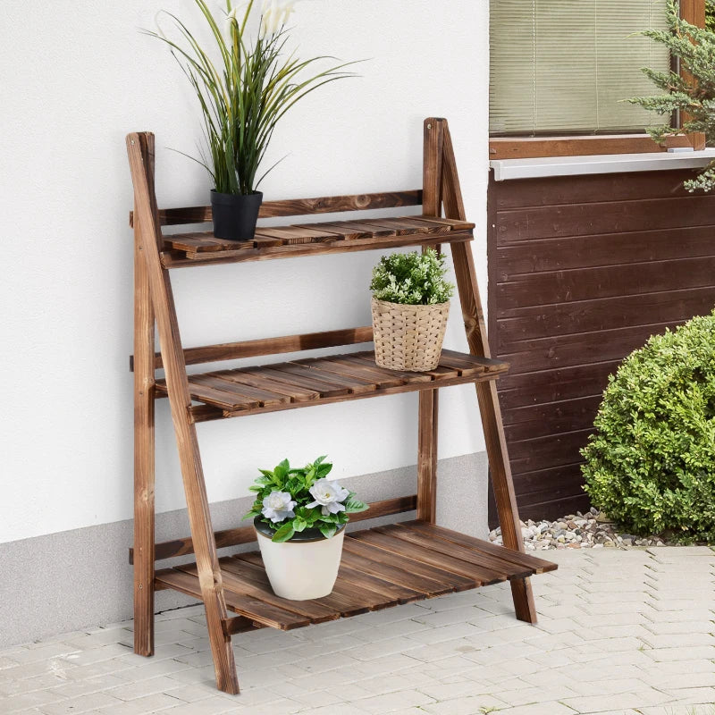 Outsunny Plant Pot Stand 80L x 37W x 93H cm