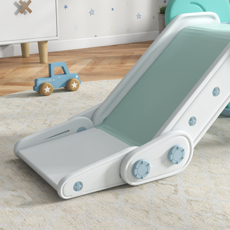 AIYAPLAY Foldable Kids Slide, Baby Slide For 1.5-3 Years, Green