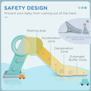 AIYAPLAY Foldable Kids Slide, Baby Slide For 1.5-3 Years, Green