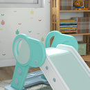 AIYAPLAY Foldable Kids Slide, Baby Slide For 1.5-3 Years, Green