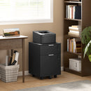 HOMCOM 2 Drawer Filing Cabinet with Adjustable Hanging Bars for A4 and Letter