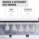 HOMCOM Ice Maker 12kg - Black