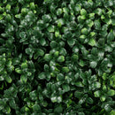 HOMCOM Set Of 2 Artificial Boxwood Topiary Trees With Ground Stake