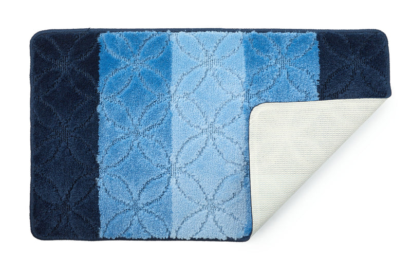 Halo - Tonal Stripe 2pc Bath set in Blue
