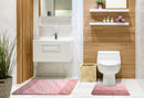 Halo - Tonal Stripe 2pc Bath set in Pink