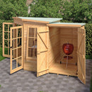 Hampton Corner Summerhouse With Side Shed