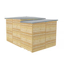 Hampton Corner Summerhouse With Side Shed