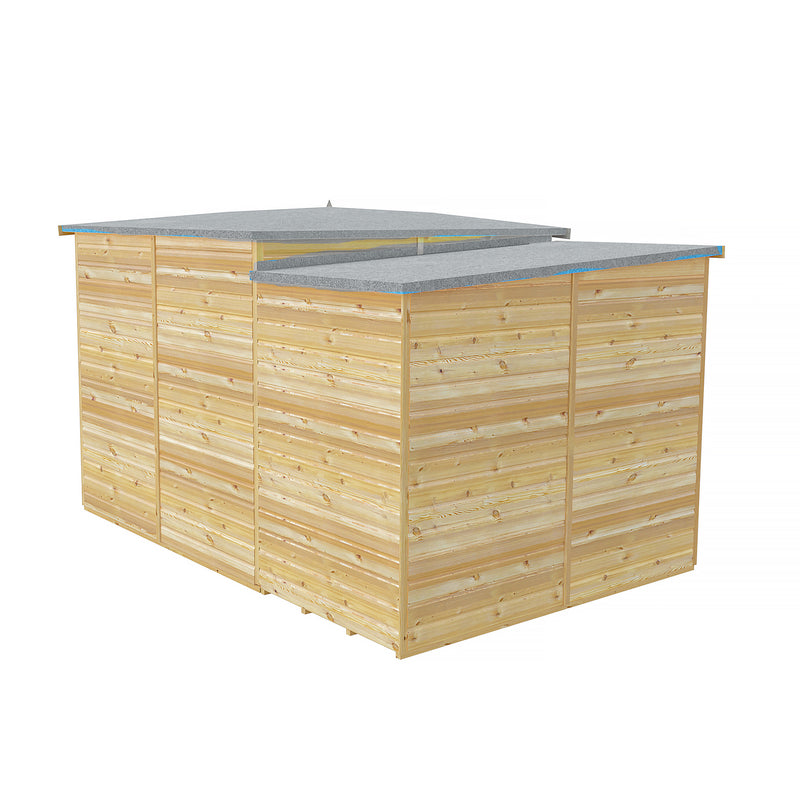 Hampton Corner Summerhouse With Side Shed