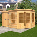 Hampton Corner Summerhouse With Side Shed