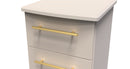 Ealing Ready Assembled 3 Drawer Bedside Cabinet in Kashmir Matt