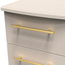Ealing Ready Assembled 3 Drawer Bedside Cabinet in Kashmir Matt