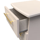 Ealing Ready Assembled 2 Drawer Bedside Cabinet in Kashmir Matt