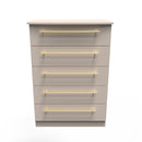 Ealing Ready Assembled 5 Drawer Chest in Kashmir Matt