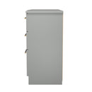 Ealing Ready Assembled 6 Drawer Wide Chest in Dusk Grey