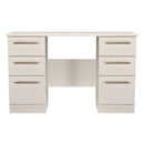 Ealing Ready Assembled Double Pedestal Desk in Kashmir Matt