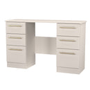 Ealing Ready Assembled Double Pedestal Desk in Kashmir Matt