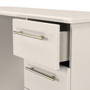 Ealing Ready Assembled Double Pedestal Desk in Kashmir Matt