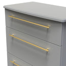 Ealing Ready Assembled 3 Drawer Deep Chest In Dusk Grey