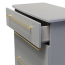 Ealing Ready Assembled 3 Drawer Deep Chest In Dusk Grey
