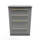 Ealing Ready Assembled 4 Drawer Deep Chest in Dusk Grey