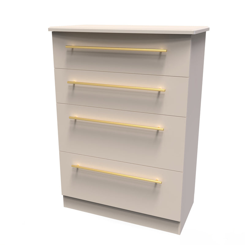 Ealing Ready Assembled 4 Drawer Deep Chest in Kashmir Matt