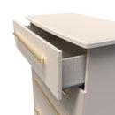 Ealing Ready Assembled 4 Drawer Deep Chest in Kashmir Matt