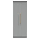 Ealing Ready Assembled 2 Door Wardrobe in Dusk Grey
