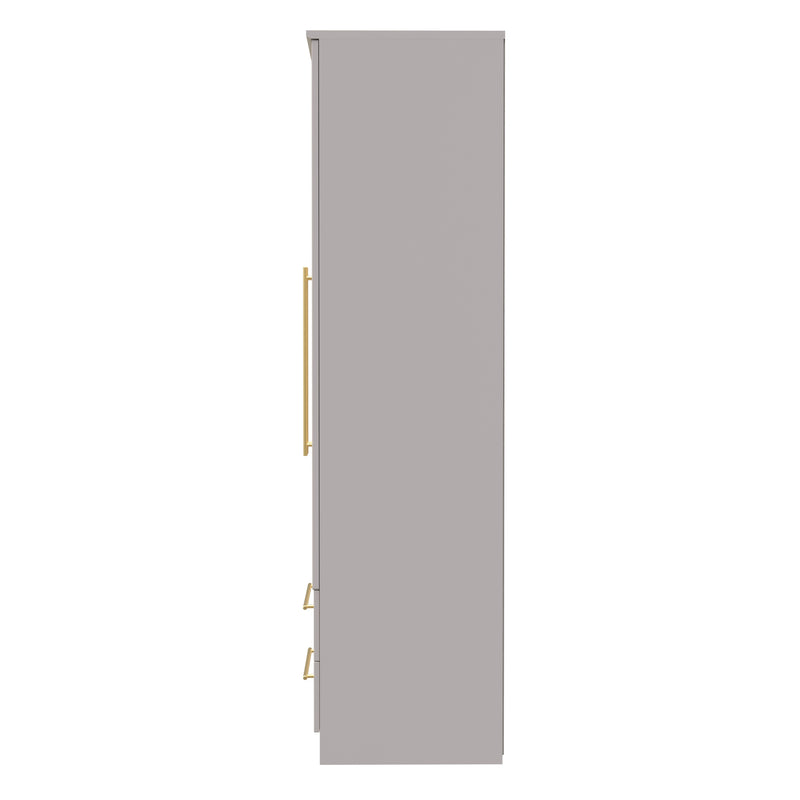 Ealing Ready Assembled 2 Door 2 Drawer Wardrobe in Kashmir Matt