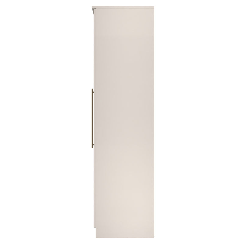 Ealing Ready Assembled Tall 5 Door 2 Drawer 1 Mirror Wardrobe in Kashmir Matt