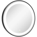kleankin Bathroom Round Mirror with 3 Temperature Colours