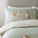 Fusion Hattie The Cockapoo Duvet Cover Set in Green