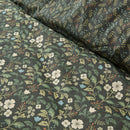 D & D Heritage Floral Duvet Cover Set in Green