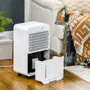 HOMCOM 12L/Day Protable Quiet Air Dehumidifier With Purifier, Timer, 5 Modes
