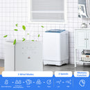 HOMCOM 12L/Day Protable Quiet Air Dehumidifier With Purifier, Timer, 5 Modes