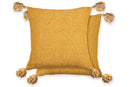 Herringbone - Recycled Cotton Cushion Cover in Ochre